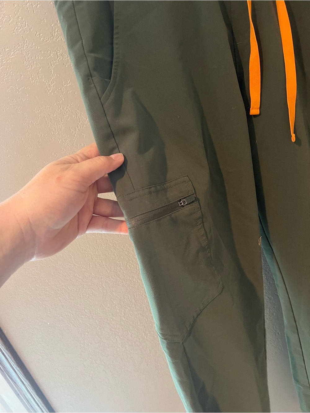 Figs Olive Green Jogger Scrub Pant - Picture 3 of 9